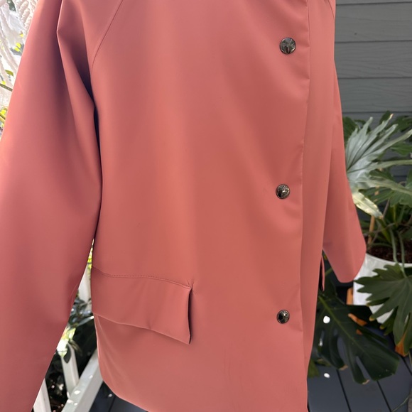 Kassl Edition salmon pink shearling jacket - Picture 3 of 9